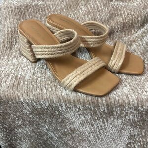Madden Girl Tan Rope Strap Sandals